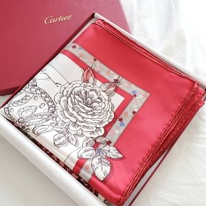 🌸🌸 Cartier Silk Scarf